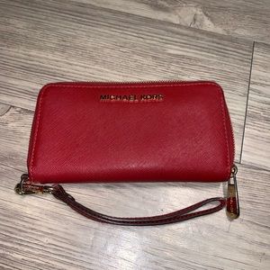 Michael Kors Red Wallet
